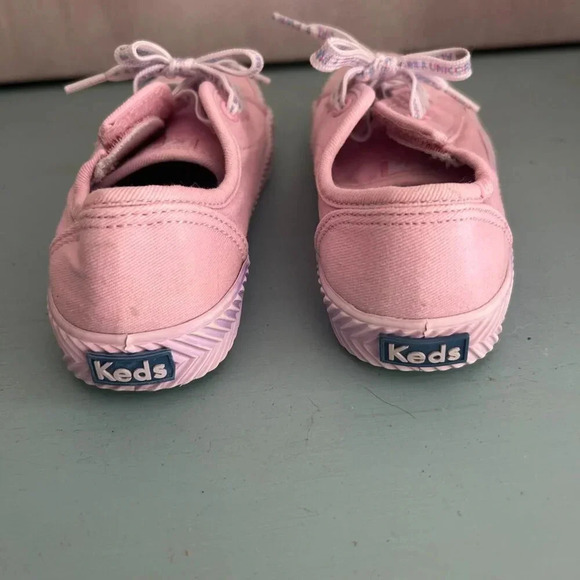 Keds Little Girls Kickstart Core Jr Pink Purple Ombre Size 11 Canvas Preppy - Picture 8 of 12
